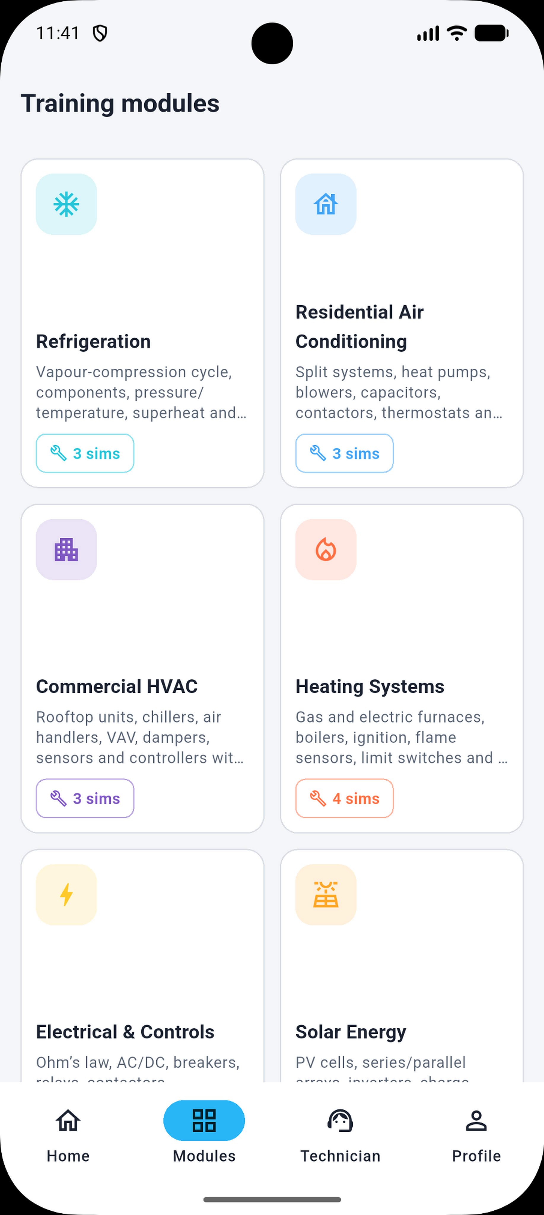Interactive HVAC/R Training Simulator screenshot 2
