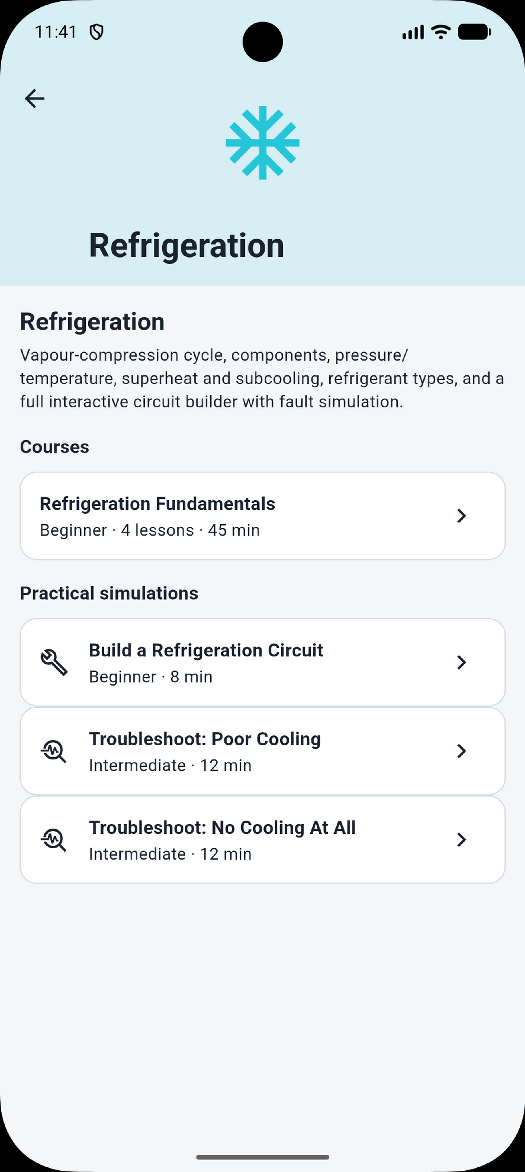 Interactive HVAC/R Training Simulator screenshot 7